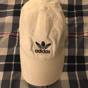 Adidas White Adjustable Hat